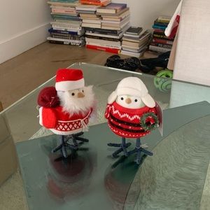 Target wondershop featherly friends Christmas birds set of 2 Koselig and fika